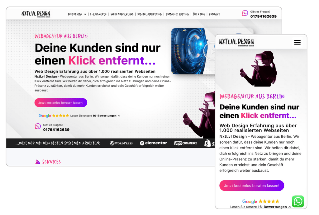Erfolgreiche WordPress Webseiten für mehr Kunden und Umsatz.